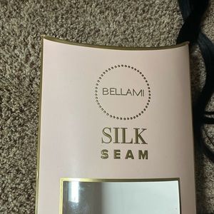 Bellami Silk Jet Black Hair extensions and Ponytail extension